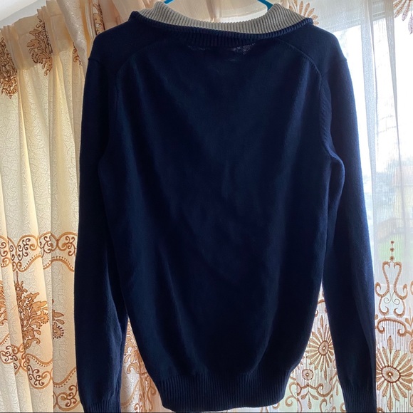 Nautica Men’s Navy Quarter-zip - Picture 3 of 5